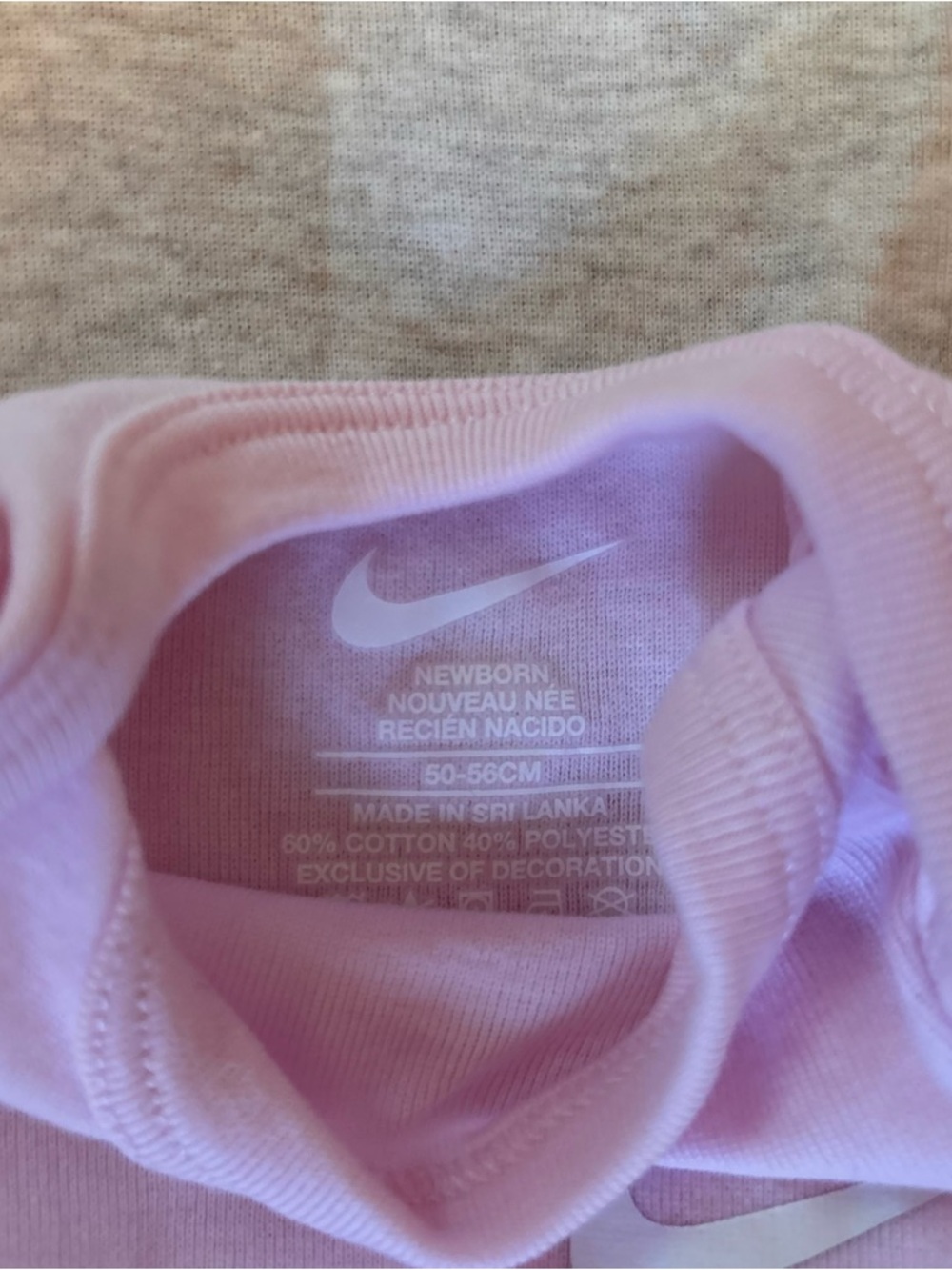 Nike Bundle Girls Newborn 0-3 Months Pink White Romper Bodysuit 5 Pieces - Picture 2 of 6